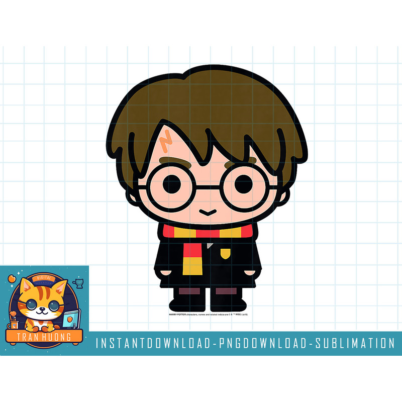 Kids Harry Potter Brave Determinant Face Chibi Portrait Youth png, sublimate, digital download.jpg