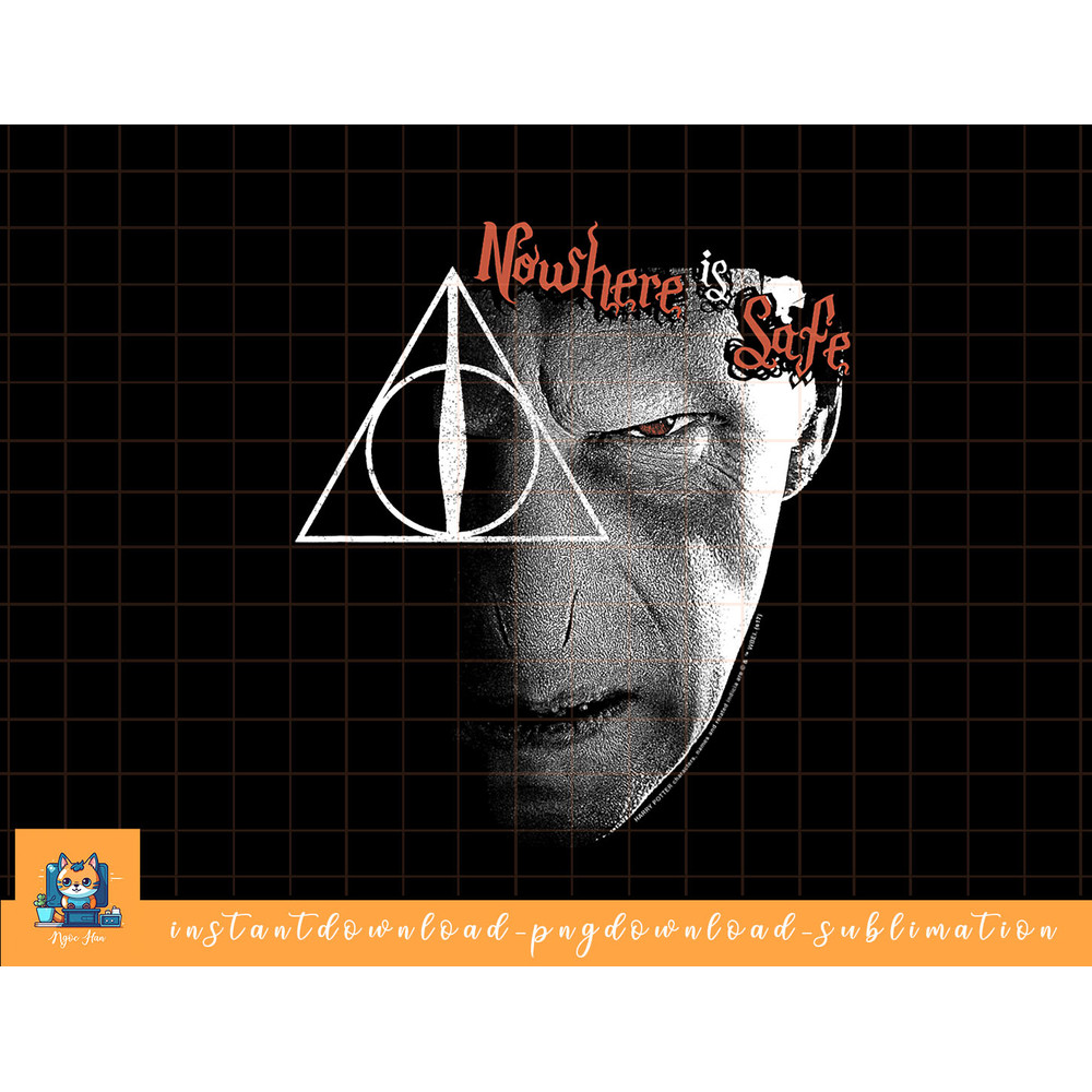 Harry Potter Voldemort Nowhere Is Safe png, sublimate, digital download.jpg