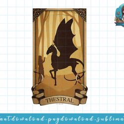 harry potter thestral tarot card png, sublimate, digital download