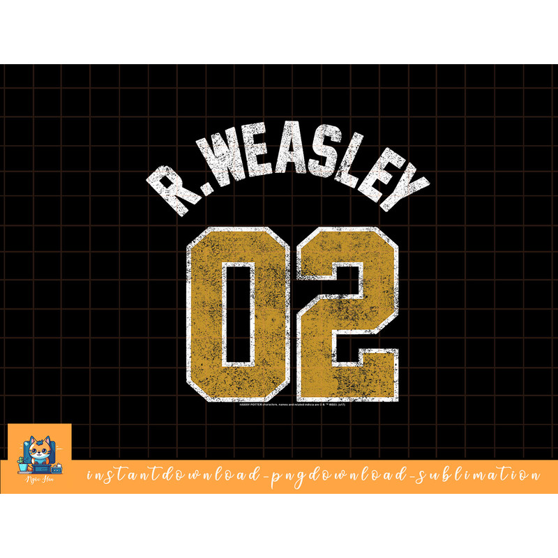 Harry Potter Weasley Jersey png, sublimate, digital download.jpg