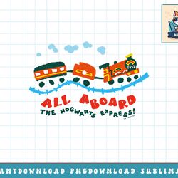 harry potter deathly hallows 2 hogwarts express doodle png, sublimate, digital download