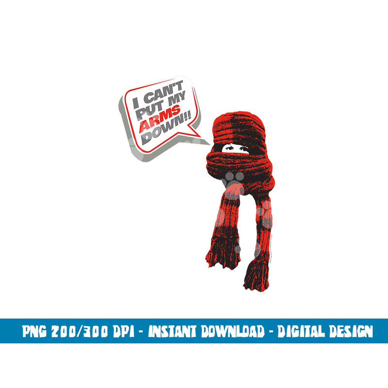 A Christmas Story I Can t Put My Arms Down png, sublimation .jpg