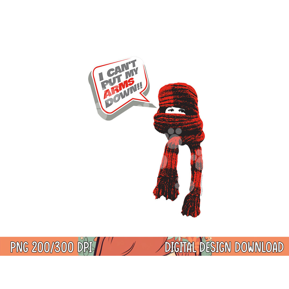 A Christmas Story I Can t Put My Arms Down png, sublimation .jpg