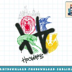 harry potter deathly hallows 2 hogwarts house paint logos png, sublimate, digital download