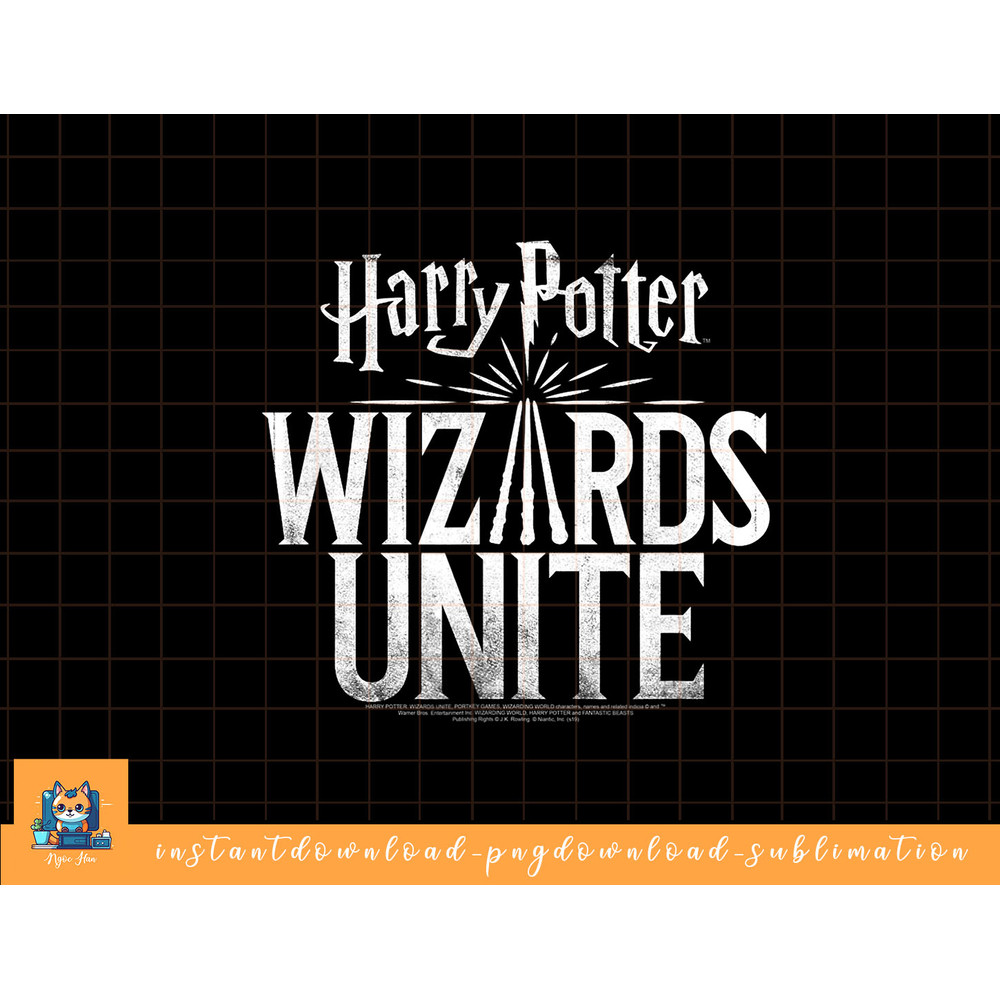 Harry Potter Wizards Unite Logo png, sublimate, digital download.jpg