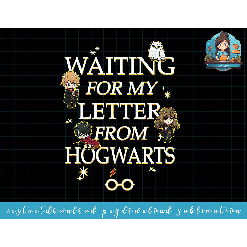 Harry Potter Waiting For My Letter From Hogwarts png, sublimate, digital download.jpg