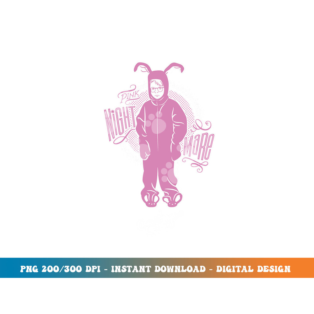 A Christmas Story Pink Nightmare Longsleeve T Shirt Long Sleeve png, sublimation.jpg