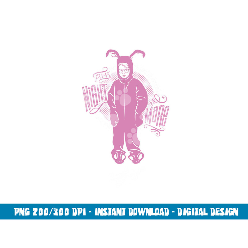 A Christmas Story Pink Nightmare Longsleeve T Shirt Long Sleeve png, sublimation .jpg