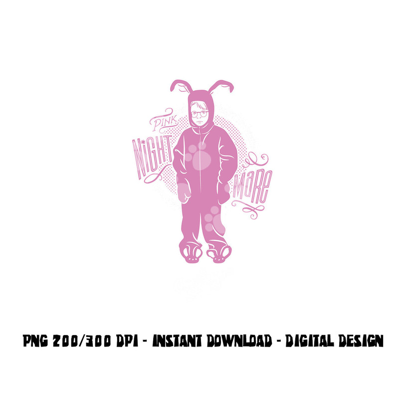 A Christmas Story Pink Nightmare Longsleeve T Shirt Long Sleeve png, sublimation .jpg