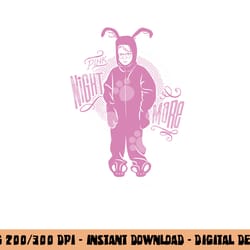 a christmas story pink nightmare longsleeve t shirt long sleeve png, sublimation