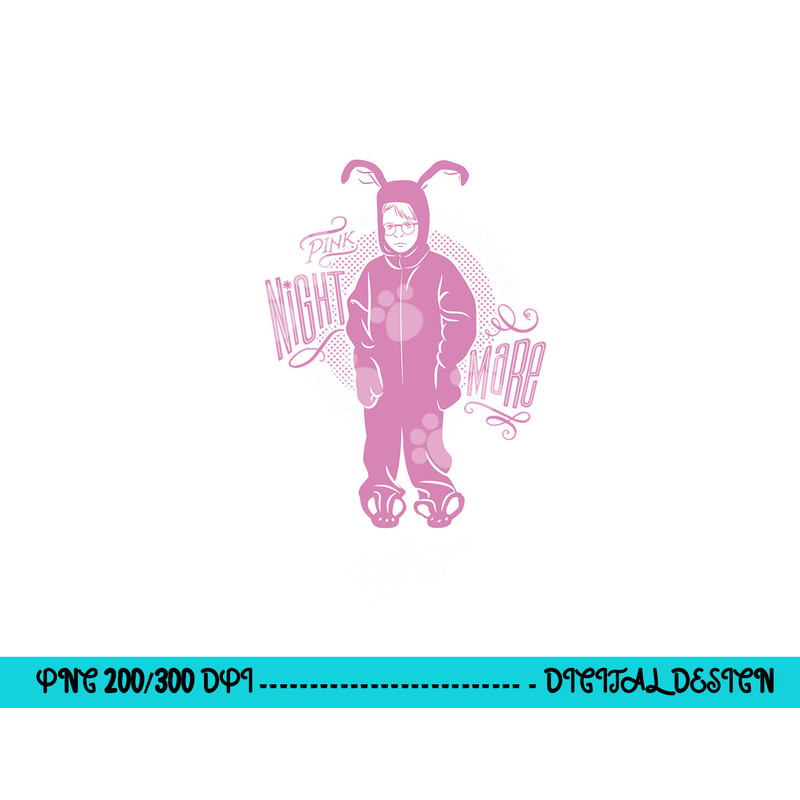 A Christmas Story Pink Nightmare Longsleeve T Shirt Long Sleeve png, sublimation .jpg