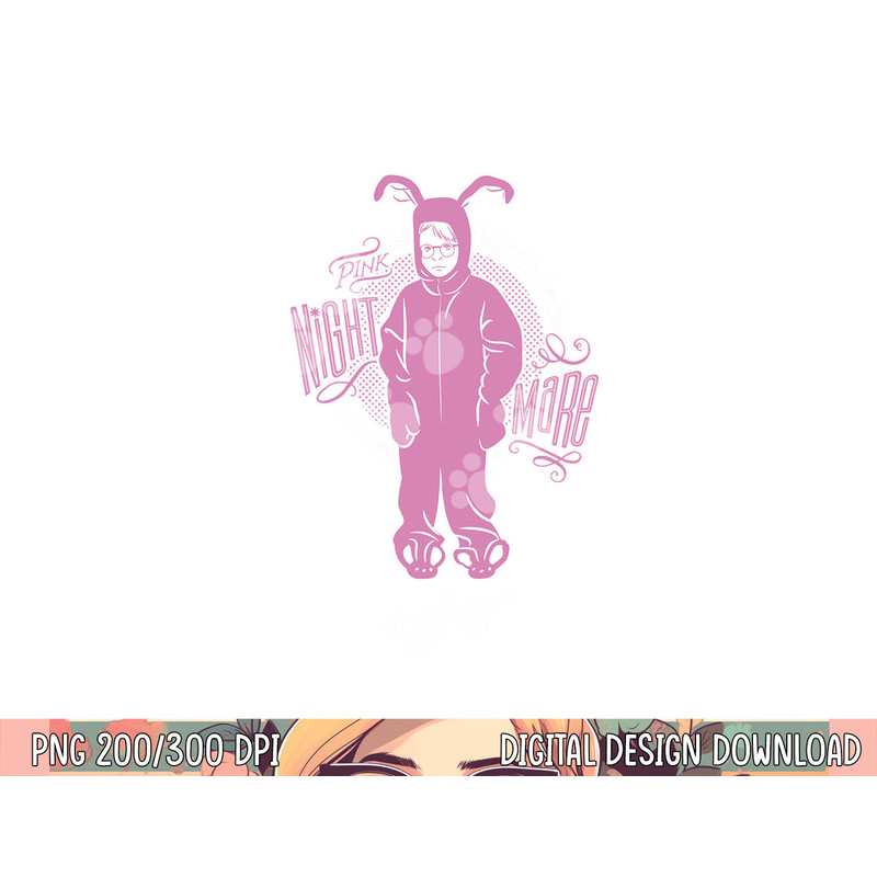 A Christmas Story Pink Nightmare Longsleeve T Shirt Long Sleeve png, sublimation .jpg