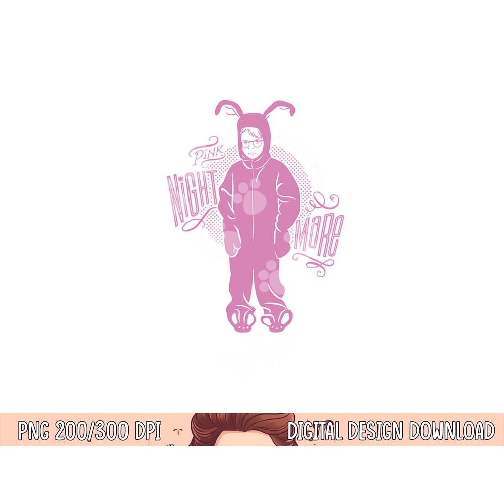 A Christmas Story Pink Nightmare Longsleeve T Shirt Long Sleeve png, sublimation .jpg