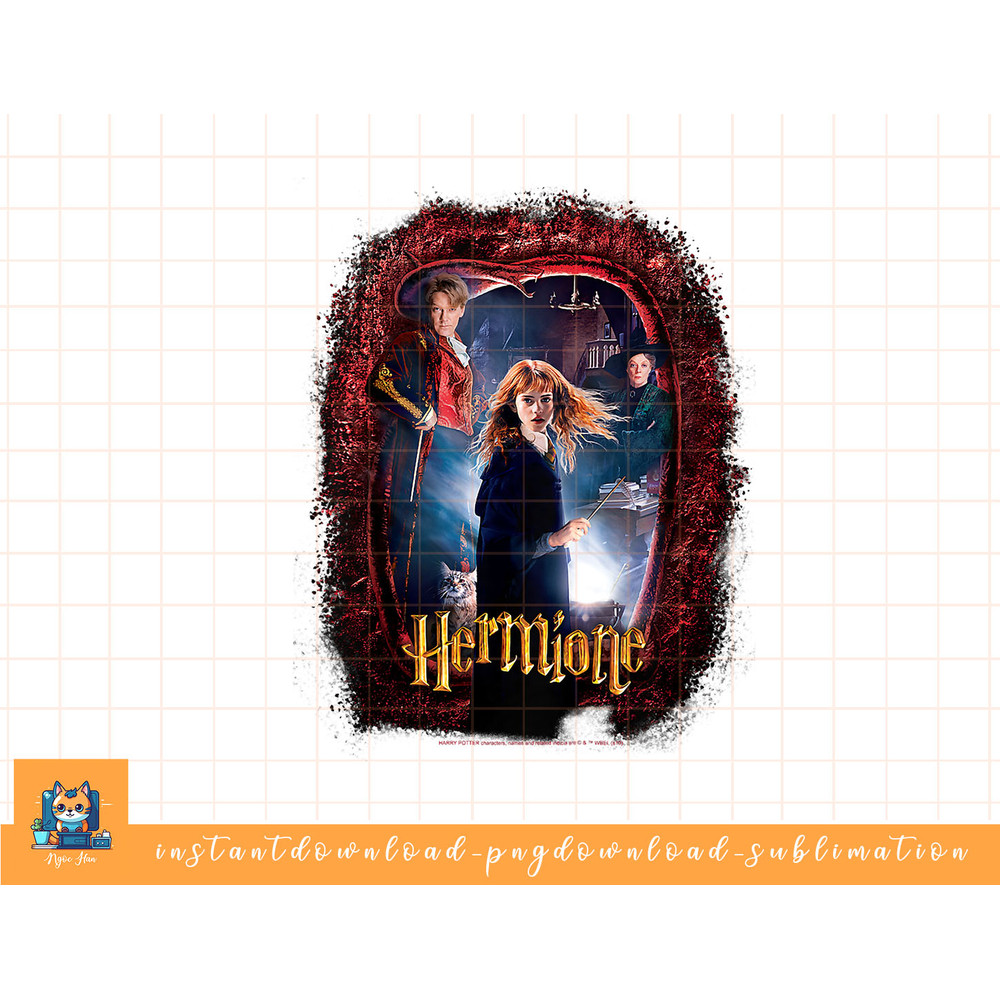 Kids Harry Potter And The Chamber Of Secrets Hermione Portrait png, sublimate, digital download.jpg