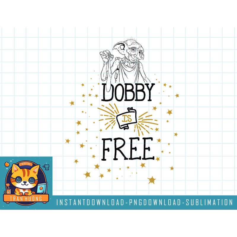 Kids Harry Potter Dobby Is Free Glorious Sock Starry Logo Youth png, sublimate, digital download.jpg