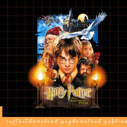 kids harry potter and the sorcerers stone poster png, sublimate,digital download
