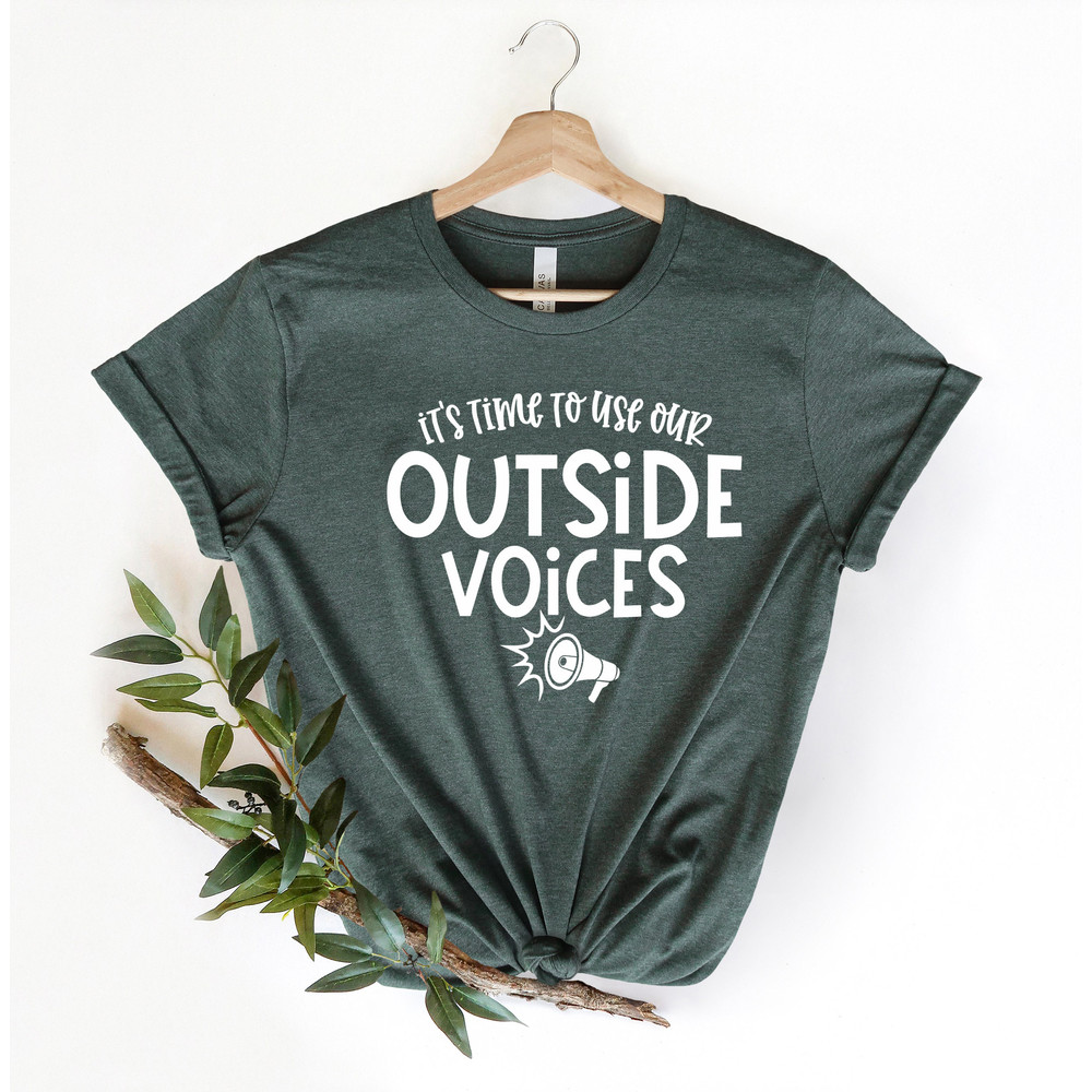 Teacher Strike Shirt,Teacher Strong Shirt,Teacher Union Walkout School Staff Shirts,Teachers Gifts It's Time To Use Our Outside Voices - 2.jpg