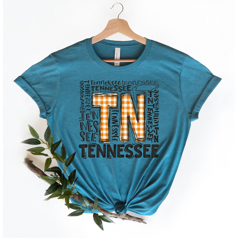 Tennessee Shirt,Tennessee Home Tee,ennessee State Map Shirt,Tennessee Travel Gifts,Tennessee Clothing,Tennessee Woman Shirt,TN State - 4.jpg
