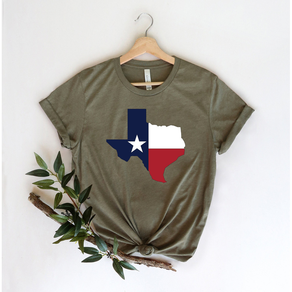 Texas Shirt, Texas Map Silhouette Tee, Texas Cities Shirt, Texas Lover Shirt, Gift For Texas Lover, Texas State Shirt, Texas Home Shirt - 1.jpg