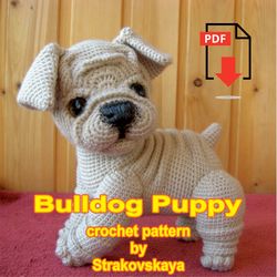 TUTORIAL: Bulldog Puppy crochet pattern