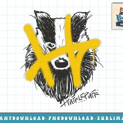 harry potter deathly hallows 2 hufflepuff spray paint logo png, sublimate, digital download