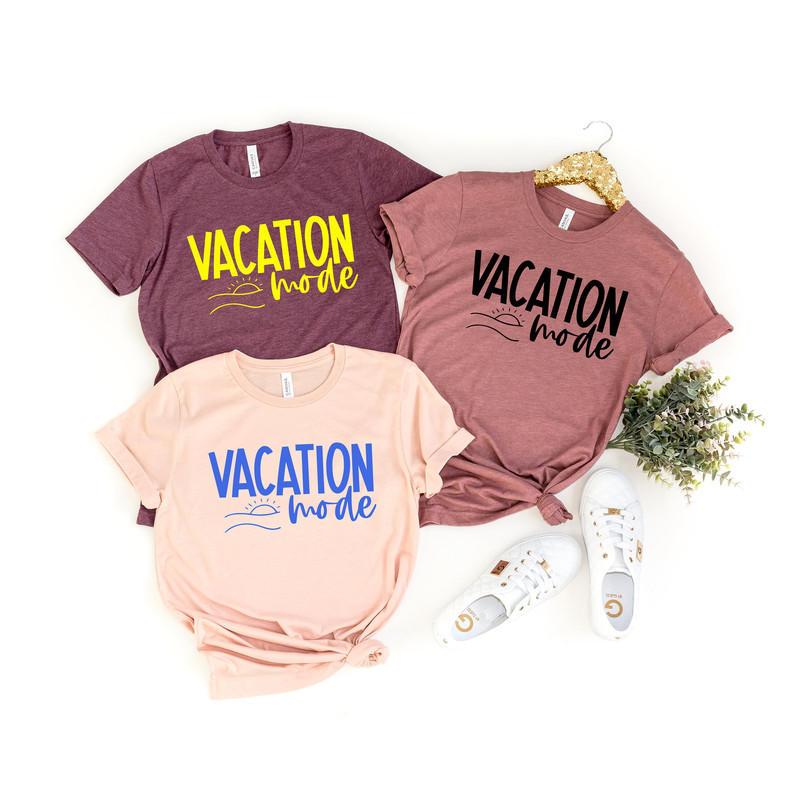 Vacation Shirt, Vacay Mode Shirt, Vacation Shirts for Women, Funny Travel Shirt, Vacay Mode, Vacation Tees,Traveler Gift,Womens Travel Shirt - 1.jpg