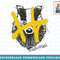 Harry Potter Deathly Hallows 2 Hufflepuff Spray Paint Logo png, sublimate, digital download.jpg