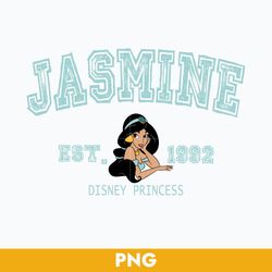 jasmine est.1992 disney princess png, princess family trip 2023 png, jasmine princess png digital file
