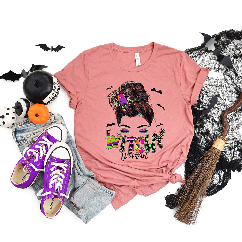 Witchy Woman Shirt, Witch Shirt, Funny Halloween Shirt, Halloween Shirts, Halloween Party Tee, Witchcraft Shirt, Halloween Witch Shirt - 1.jpg