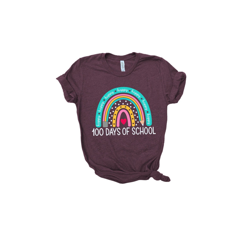 100 Days Of School Shirt, 100 Days Brighter Shirt, Teacher Shirt, 100th Day Of School, Back To School Shirt, Teacher Appreciation Shirt - 2.jpg