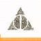 Kids Harry Potter Deathly Hallows Symbol Text Fill png, sublimate, digital download.jpg