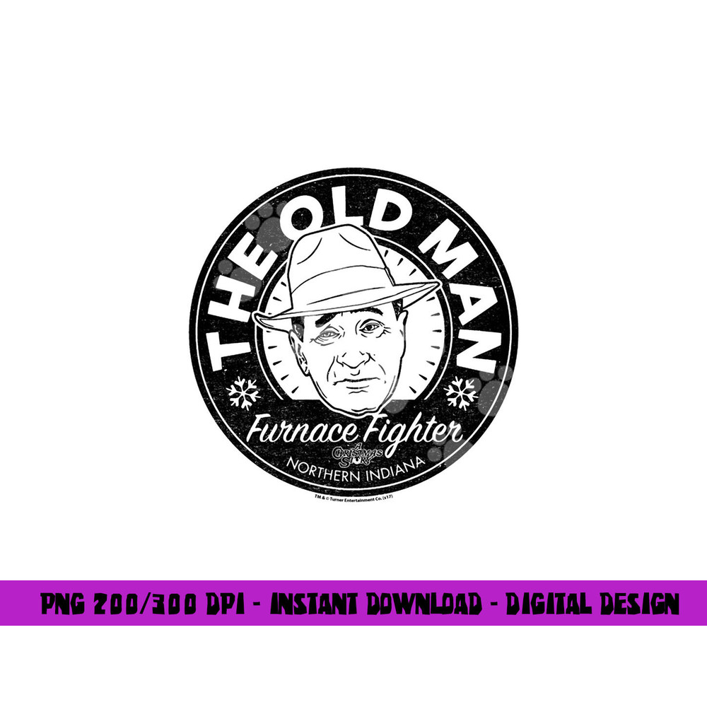 A Christmas Story The Old Man Longsleeve T Shirt Long Sleeve  png, sublimation .jpg