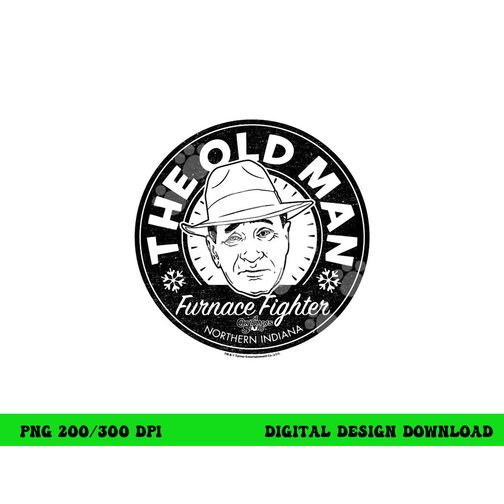 A Christmas Story The Old Man Longsleeve T Shirt Long Sleeve  png, sublimation .jpg