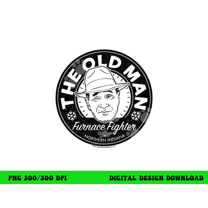 A Christmas Story The Old Man Longsleeve T Shirt Long Sleeve  png, sublimation .jpg