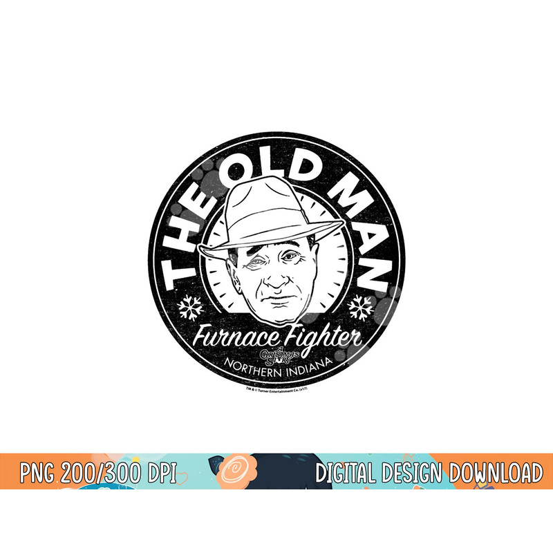 A Christmas Story The Old Man Longsleeve T Shirt Long Sleeve  png, sublimation .jpg