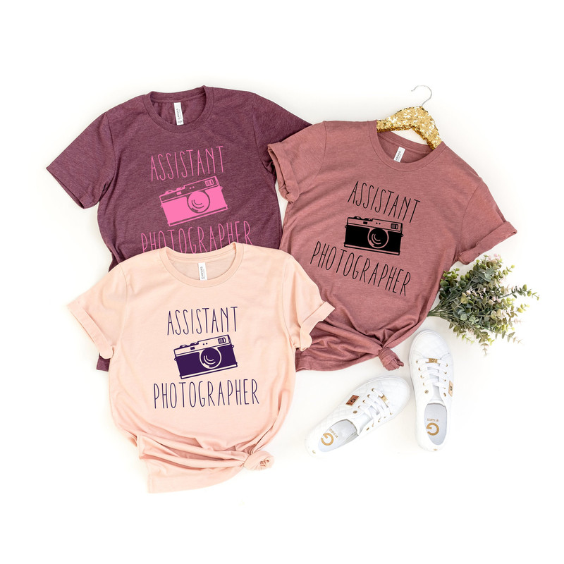 Assistant Photographer Shirt,Travel Camera Shirt,Wedding Photographer Gift,Present for Wedding Photographer,Camera tshirt,Cute Shirt - 1.jpg