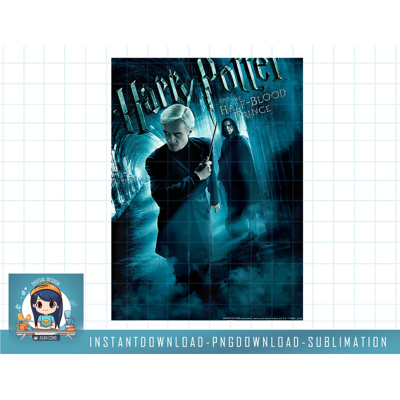 Kids Harry Potter Half-Blood Prince Draco And Snape Poster png, sublimate, digital download.jpg