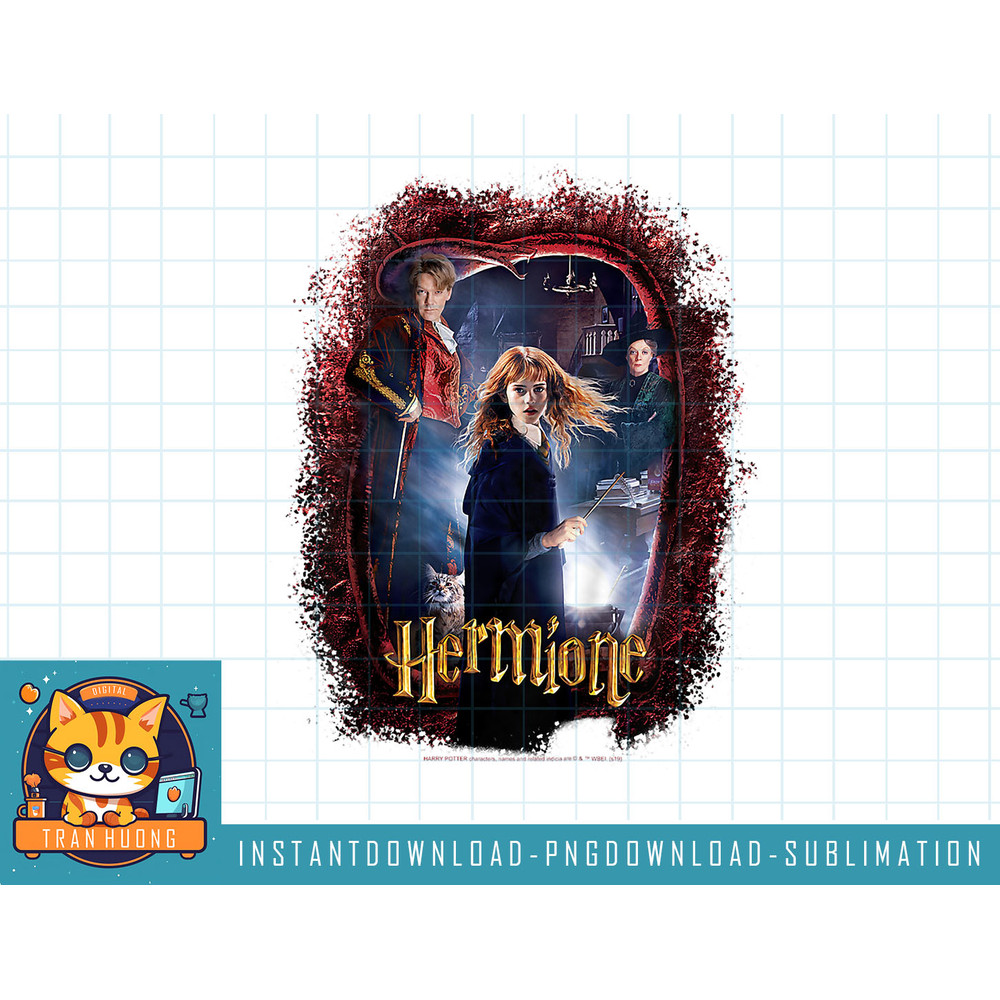 Kids Harry Potter Hermione McGonagall And Lockhart Portrait png, sublimate, digital download.jpg