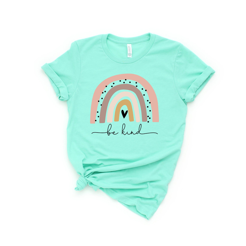 Be Kind Rainbow Shirt, Be Kind Shirt, Be Kind Tee, Rainbow Shirt, Language shirt, Kindness shirt, Rainbow Shirt, Cute rainbow Shirt - 1.jpg