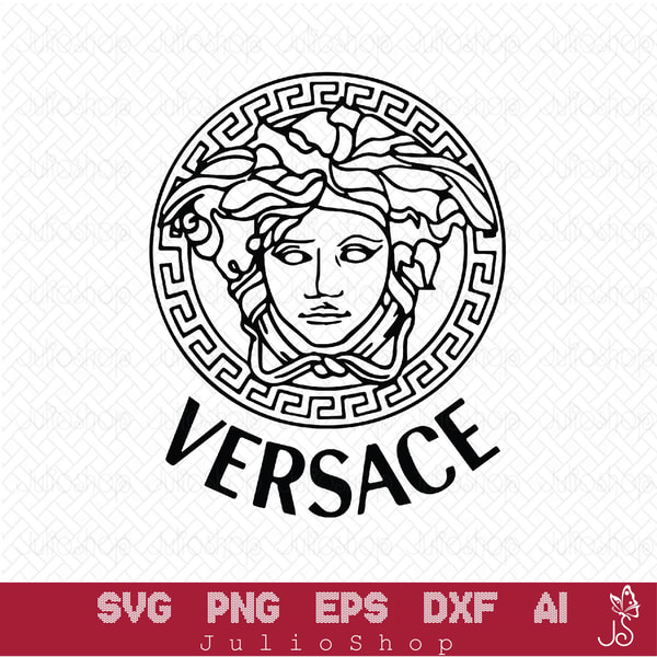 Versace Logo Svg, Logo Brand Svg, Fashion Logo Svg, Logo Svg - Inspire ...