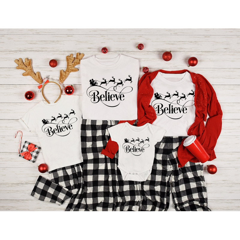 Believe Christmas T-shirt, Christmas Spirit T-shirt, Christmas shirt,Winter shirt, Holiday Shirt, Women's Shirt, Christmas Gift - 1.jpg