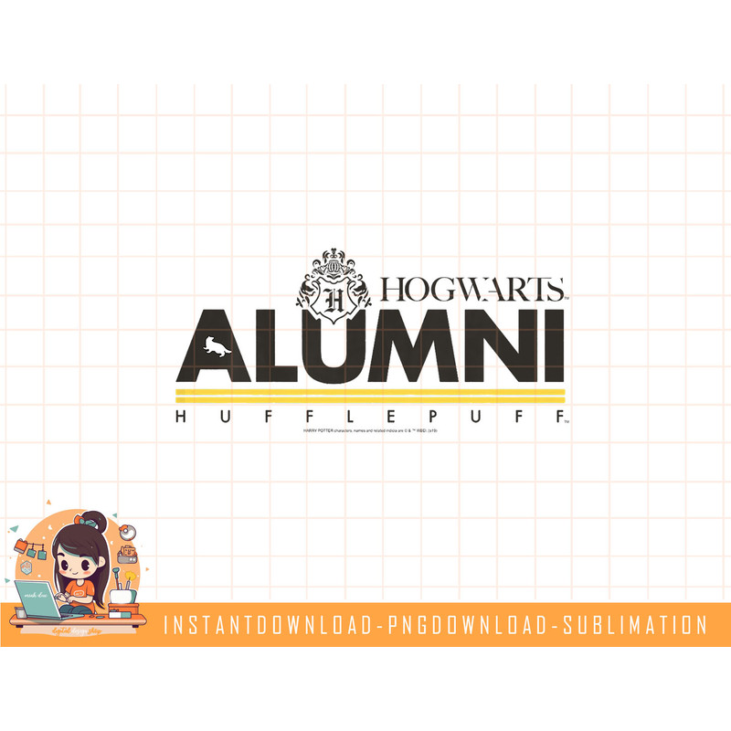 Kids Harry Potter Hogwarts Alumni Hufflepuff png, sublimate, digital download.jpg