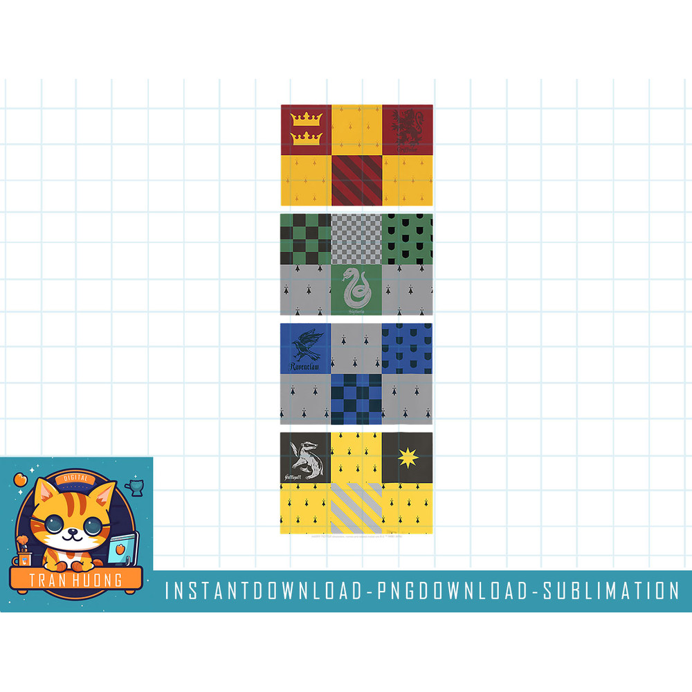 Kids Harry Potter Hogwarts House Checkered Flags png, sublimate, digital download.jpg