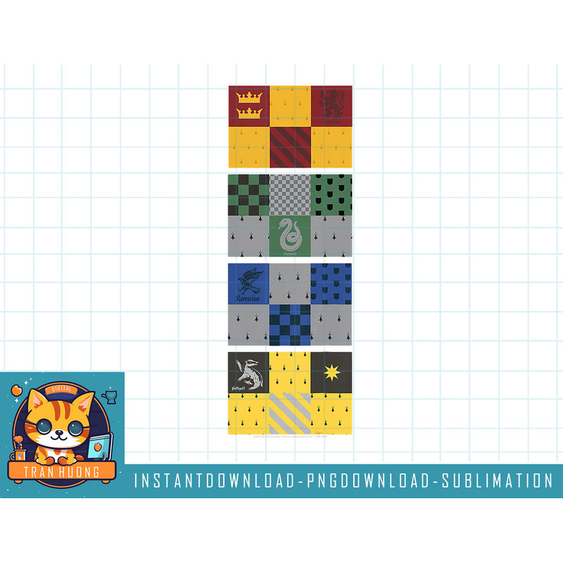 Kids Harry Potter Hogwarts House Checkered Flags png, sublimate, digital download.jpg