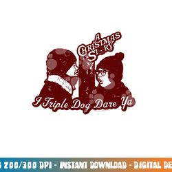 a christmas story triple dog dare ya png, sublimation
