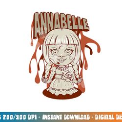 annabelle cute character png, sublimation