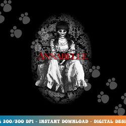 annabelle lace potrait  png, sublimation