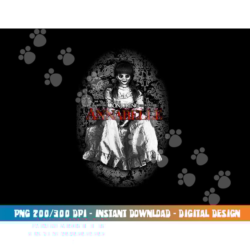 Annabelle Lace Potrait png, sublimation .jpg