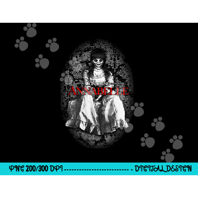 Annabelle Lace Potrait png, sublimation .jpg