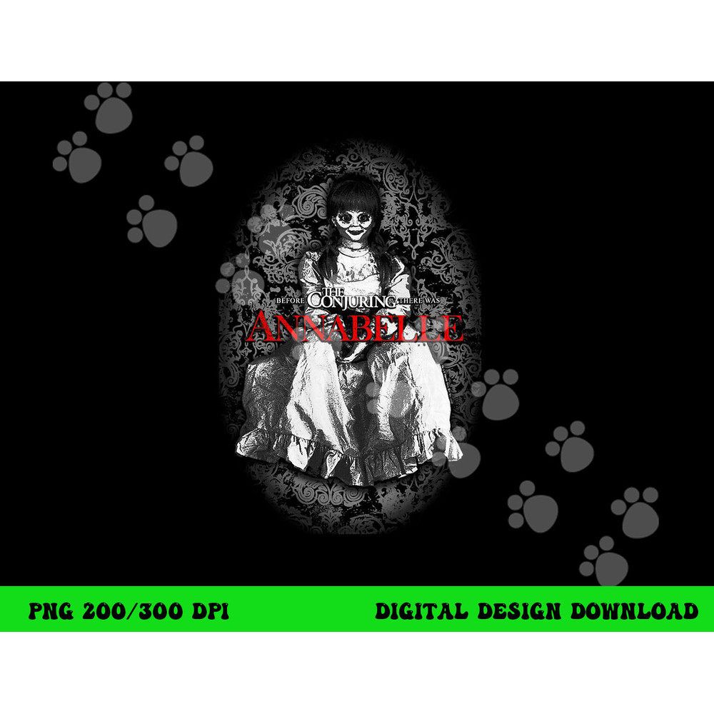 Annabelle Lace Potrait  png, sublimation .jpg
